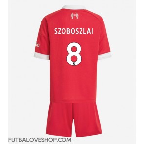 Dres Liverpool Dominik Szoboszlai #8 Domáci pre deti 2025-26 Krátky Rukáv (+ trenírky)